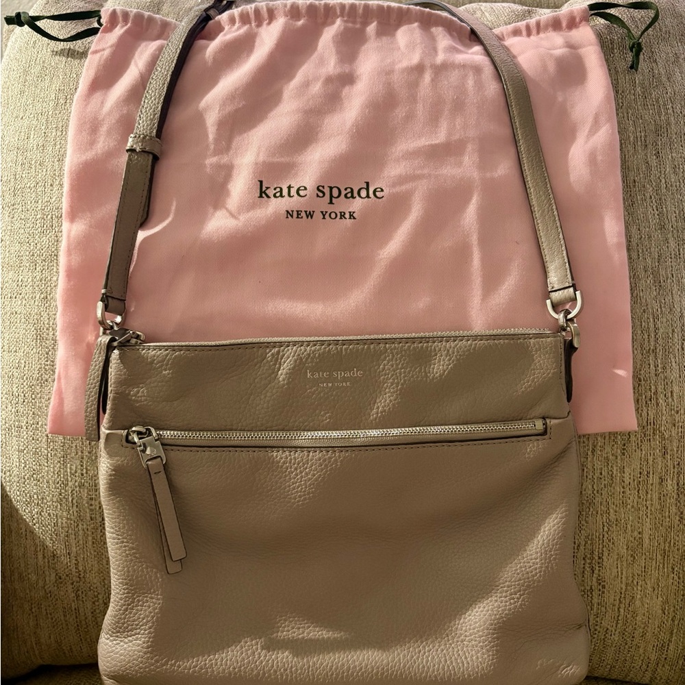 Kate Spade Taupe Crossbody Bag